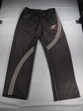 No Feelings Limited Edition Sweat Pants Curved Striped Black Size M